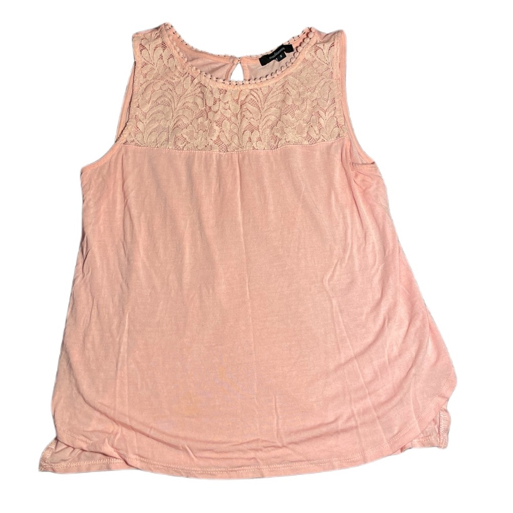 🤩 4/$20 Pink Floral Tank Top